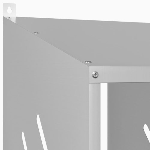  horganyzott ezüst fém csirke fészekrakó doboz 8 rekesszel