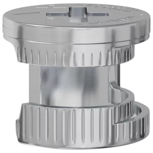  Cam zár anyák 12 pcs Ezüst 12 x 10 mm Acél