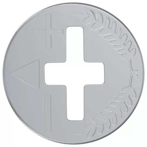  Cam zár anyák 12 pcs Ezüst 12 x 10 mm Acél