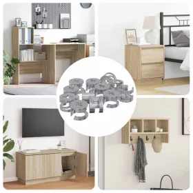  Cam zár anyák 4000 pcs Ezüst Acél