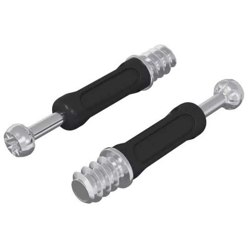  Kamera zár csavar 2 pcs Ezüst és Fekete M6 x 40 mm