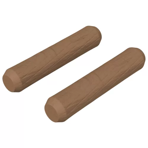  Fa dübelek 2 pcs Barna Ø8 x 35 mm Tömör fa
