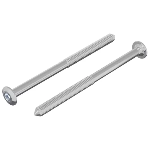  Csavar 2 pcs Ezüst M6 x 85 mm Acél