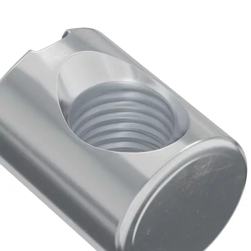  Hordó anyák 12 pcs Ezüst M6 x 13 mm (Menetátmérő x H) Fém