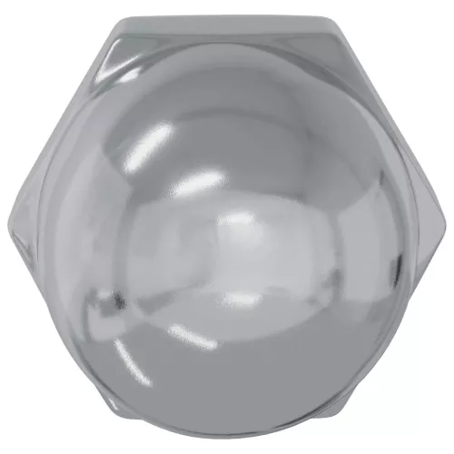  Makk Anyák 2 pcs Ezüst M8 x 10 mm Acél