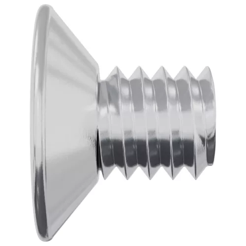  Süllyesztett fejű csavarok 2 pcs Ezüst M4 x 6 mm Acél