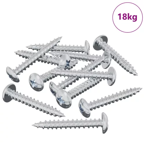  Fa Csavar 8182 pcs Ezüst 8,8 x 31 mm Vas
