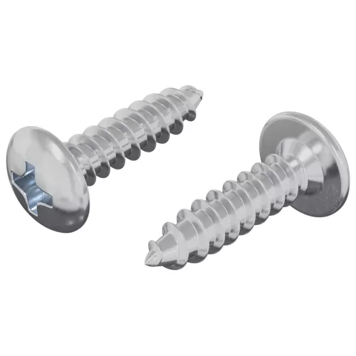 Csavar 2 pcs Ezüst M4 x 16 mm Acél