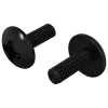  Hüvely Csavarok 2 pcs Fekete M4 x 10 mm Acél