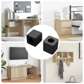  Fióktartó 2 pcs Fekete 15 x 15 x 15mm PP kopolimert