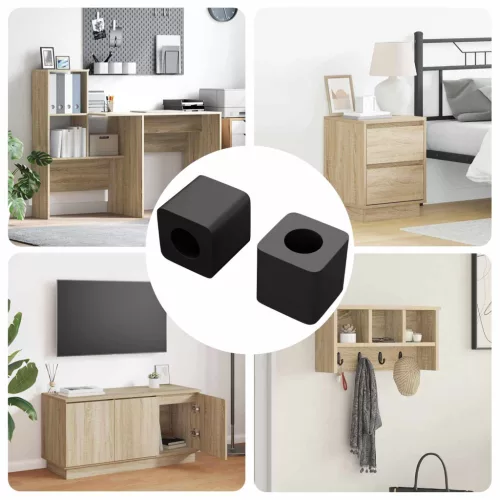  Fióktartó 2 pcs Fekete 15 x 15 x 15mm PP kopolimert