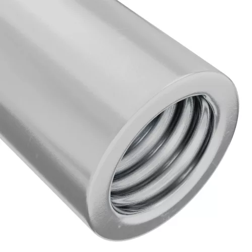  Záró Anya 12 pcs Ezüst M6 x 15 mm Acél