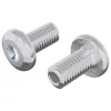  Zár Csavar Egyszínű 2 pcs Ezüst M6 x 12 mm Acél