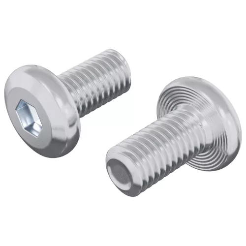  Zár Csavar Egyszínű 2 pcs Ezüst M6 x 12 mm Acél