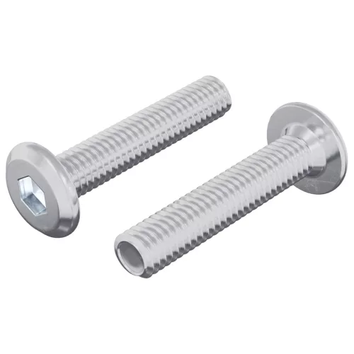  Zár Csavar Egyszínű 2 pcs Ezüst M6 x 30 mm Acél
