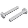  Zár Csavar Egyszínű 2 pcs Ezüst M6 x 35 mm Acél