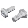  Fejzár Csavar 2 pcs Ezüst M6 x 15 mm Acél