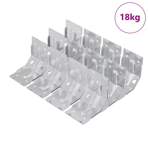  Konzol 212 pcs Horganyzott 106 x 55 x 1,5mm Acél