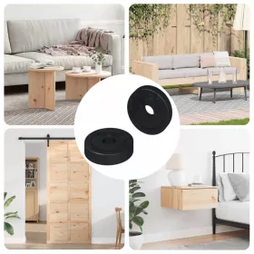  alkalmas lapos alátéthez 2 pcs Fekete 15 x 4 x 3 mm