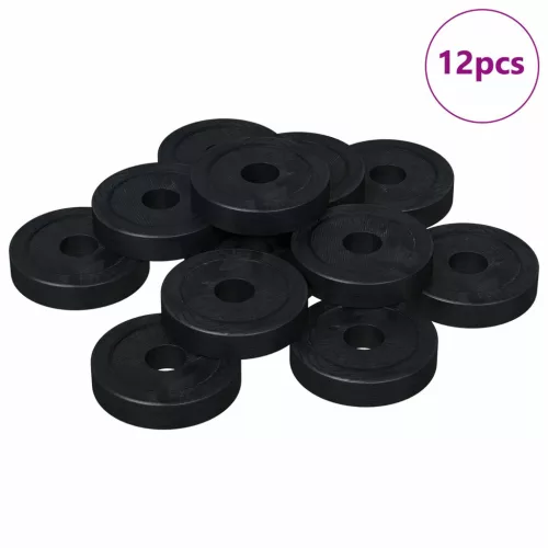  alkalmas lapos alátéthez 12 pcs Fekete 15 x 4 x 3 mm