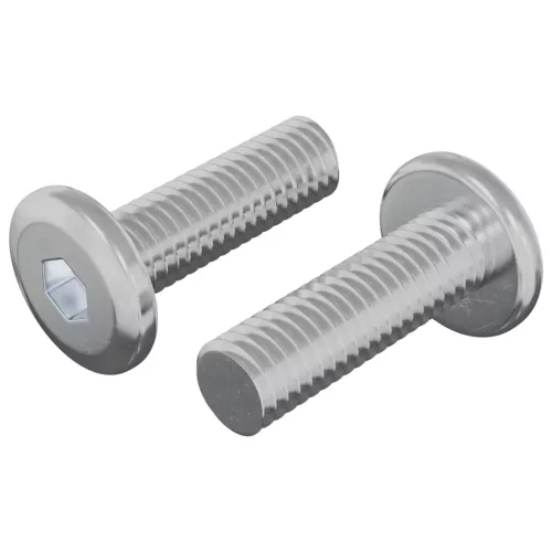  Csavar 2 pcs Ezüst 8 x 25 mm Acél