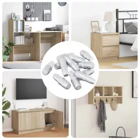  Polc Peg 12 pcs Ezüst 7 x 16 mm Vas