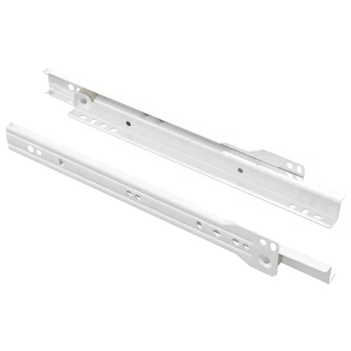  Fiók csúszó 2 pcs Fehér 250 mm Acél