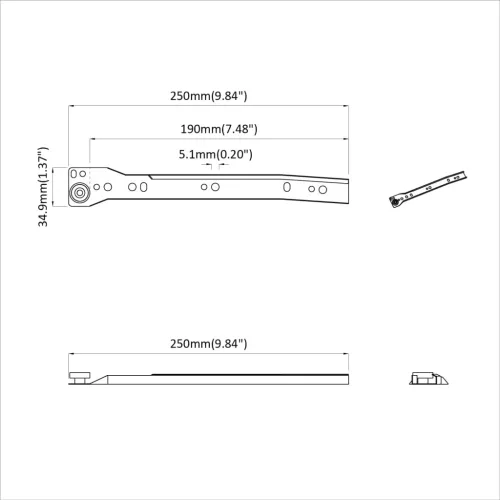 Fiók csúszó 87 pcs Fehér Acél