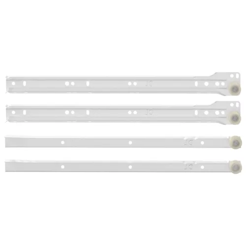  Fiók csúszó 12 pcs Fehér 350 mm Acél