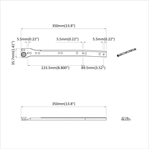  Fiók csúszó 63 pcs Fehér Acél