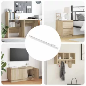  Fiók csúszó 12 pcs Fehér 400 mm Acél