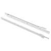  Fiók csúszó 2 pcs Fehér 450 mm Acél