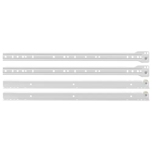  Fiók csúszó 12 pcs Fehér 450 mm Acél