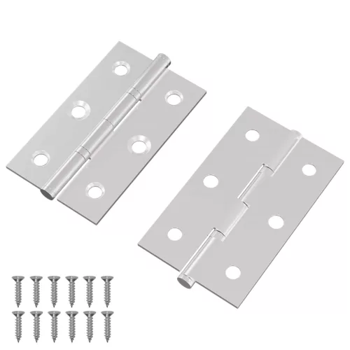  Zsanér Egyszínű 2 pcs Ezüst 58 x 35 x 1 mm Acél