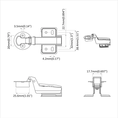  Zsanér 123 pcs Ezüst 0 Vas