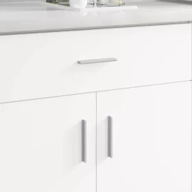    Fogantyú Egyszínű 12 pcs Ezüst 105.7 x 7.4 x 15.5 mm Alumínium