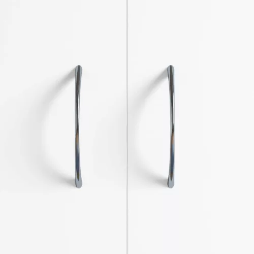  Fogantyú 2 pcs Ezüst 107 x 3.6 x 23 mm Rozsdamentes acél