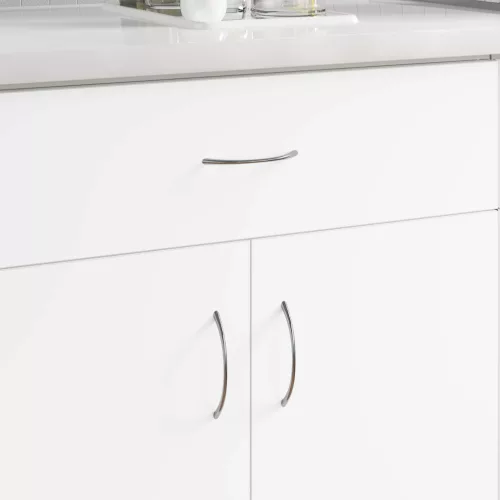  Fogantyú 12 pcs Ezüst 107 x 3.6 x 23 mm Rozsdamentes acél