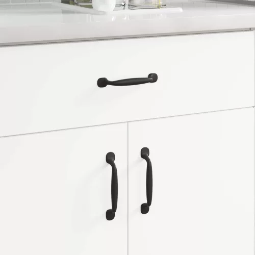  Bútor Fogantyú 250 pcs Fekete 130 x 19,4 x 22,3 mm Alumínium