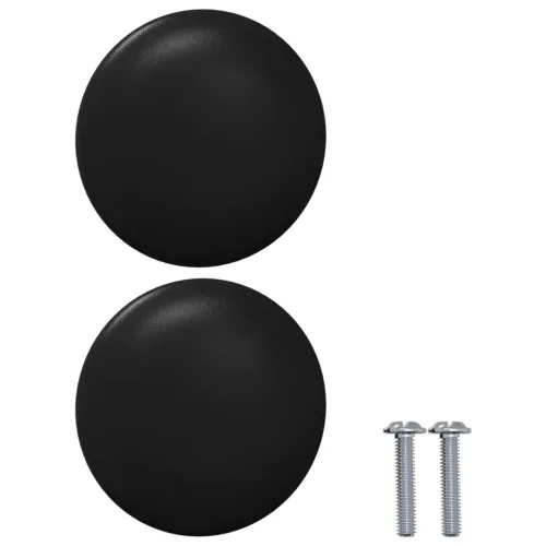  Fogantyú 12 pcs Fekete Ø30 mm Alumínium