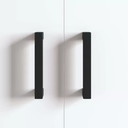  Bútor Fogantyú 429 pcs Fekete 110 x 12 x 36 mm Vas