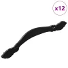  Fogantyú 12 pcs Fekete 150 mm Cink Ötvözet