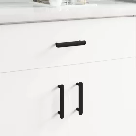  Szekrény Fogantyú 2 pcs Fekete 121 x 16.6 x 28.3 mm Vas