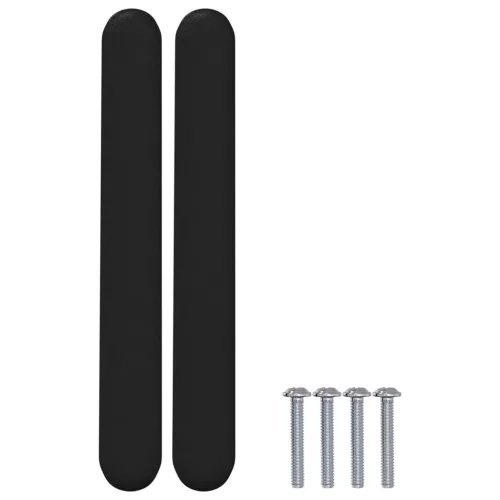  Szekrény Fogantyú 474 pcs Fekete 121 x 16.6 x 28.3 mm Vas
