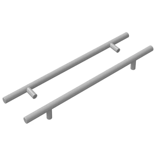  Szekrény Fogantyú 2 pcs Ezüst 300 mm Rozsdamentes acél