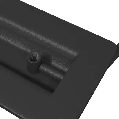  Szekrény Fogantyúk 12 pcs Fekete 85 x 45 mm Fém