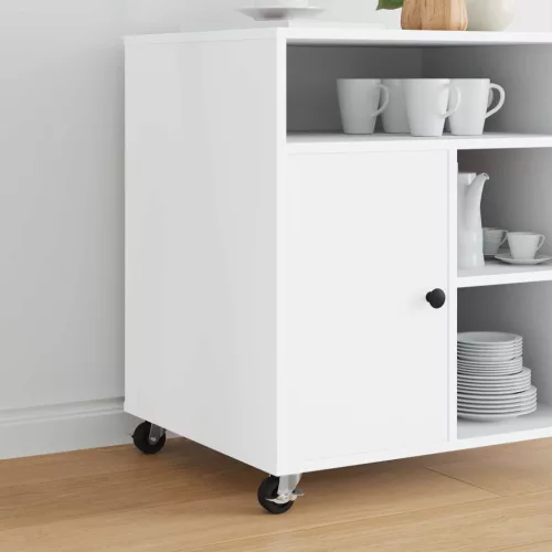  Kerekek 2 pcs Fekete és ezüst 63 x 48 x 46 mm Vas és nylon