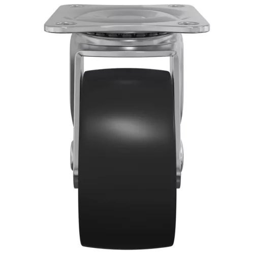  Forgó kerék 12 pcs Ezüst 60 x 60 x 50 mm Vas és nylon