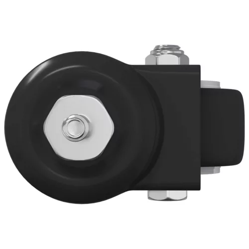  Forgó kerék 2 pcs Fekete M6 mm Vas és nylon