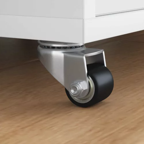  Kerekek 2 pcs Ezüst 50 mm Nylon